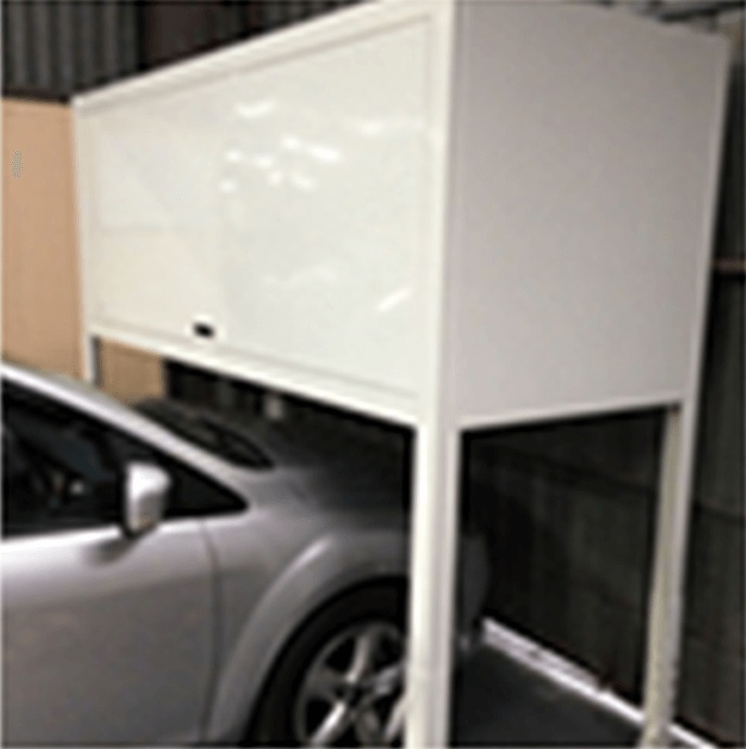 Over Car Bonnet Storage Lockers