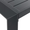 Marino Midnight Aluminum 36 in. Sq. Slat Top Bistro Table