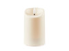 3 x 4.9 In. Ivory Warm White LED Outdoor Table Pillar Candle