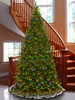 9 ft. Ashland Spruce Slim Christmas Tree LED Dual, 800 Lights