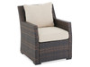 Bermuda Espresso Outdoor Wicker and Beige Cushion 3 Pc. Sectional Group
