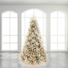 7.5 ft. Snowy St. Petersburg Fir Christmas Tree Cosmic Dual, 2300 Lights