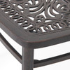 Verona Desert Bronze Cast Aluminum 21 in. Sq. End Table