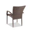 Valencia Sangria Outdoor Wicker Stackable Dining Chair