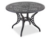 San Remo Aged Bronze Cast Aluminum 42 in. D Dining Table