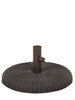 Alloy 48 lb. Bronze Cast Concrete with Wicker Pattern Umbrella Base