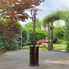 89 in. Hammertone Bronze 48,000 BTU LP Gas Patio Heater