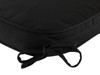 20 x 18 in. Canvas Ravenblack Sunbrella Double Self-Welt Seat Cushion