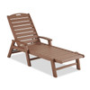 Surfside Teak Polymer Chaise Lounge