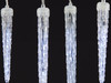Christmas Icicle Drop LED Clear, 76 lights, up to 8 ft. Apart