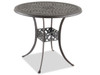 Carlisle Aged Bronze Cast Aluminum and Essential Granite Cushion 5 Pc. Bar Set with 48 in. D Table