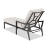 Hill Country Aged Bronze Aluminum and Cushion Chaise Lounge
