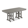 Surfside Slate Grey Polymer 72 x 37 in. Dining Table