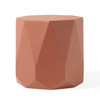 Terracotta 18 x 19 in. Octagon End Table 