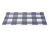 13 x 19 in. Blue Check Vinyl Placemat