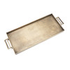 Brass Steel Serving Tray with Handles