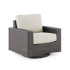 San Lucas Outdoor Wicker with Cushions Swivel Glider Club Chair