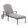 Verona Desert Bronze Cast Aluminum Chaise Lounge