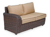 Biscayne Sangira Outdoor Wicker and Flagship Stone 5 Pc. Sectional with 34 x 34 in. Coffee Table