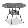 Cadiz Aged Bronze Cast Aluminum 48 in. Gathering Height Dining Table