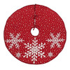 National Tree Company 52 in. Red Christmas Tree Skirt