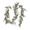 National Tree Company 9 ft. Christmas Trimmed Snowy Twig Garland with 200 LED Lights