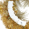 24 in. Christmas Be Merry Trimmed Gold Wreath with 75 LED Lights