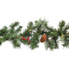 National Tree Company 9 ft. x 10 in. Glistening Pine Garland with 50 Clear Lights