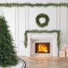 National Tree Company 9 ft. x 10 in. Glistening Pine Garland with 50 Clear Lights