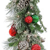 National Tree Company 9 ft. General Store Collection Decorated Garland with 100 LED Lights