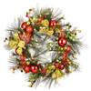 National Tree Company 30 in. Ornament Wreath with 50 LED Lights