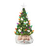 14 in. Christmas Tree with Santa Base with 5 Multicolor LED Lights