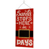 National Tree Company 22 in. Santa Countdown Wall Art