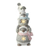 18 in. Bird Totem Figurine with 2 LED Lights