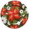 National Tree Company 13 in. Poinsettias Metal Plates, Set of 4