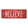 National Tree Company 31 in. Believe Horizontal Holiday Wall Sign