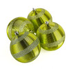 National Tree Company 4.5 in. Green Christmas Ball Ornaments, Set of 4