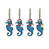 National Tree Company Glass Seahorse Ornaments, Set of 4