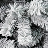 National Tree Company 6 ft. Acacia Pencil Slim Flocked Christmas Tree