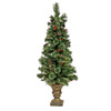 National Tree Company 4.5 ft. Cashmere Cone and Berry Entrance Christmas Tree with 100 Clear Lights