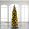 National Tree Company 9 ft. Kingswood Fir Pencil Christmas Tree with 500 Clear Lights