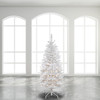 National Tree Company 4.5 ft. Kingswood White Fir Pencil Christmas Tree with 150 Clear Lights