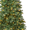 National Tree Company 7.5 ft. Linden Spruce Slim Christmas Tree with 300 LED Lights