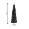 National Tree Company 6 ft. Black Tinsel Christmas Tree