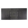 Ventura Textured Black Aluminum 74-94 x 44 in. Slat Top Pop-Up Table