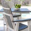 Farmhouse Polymer 5 Piece Bar Set + 42 in. Sq. Table