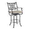 Chateau Rust Aluminum Swivel Bar Stool