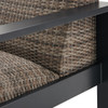 Chelsea Textured Black Outdoor Wicker with Concealed Cushion Club Chair