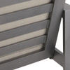 Soho Slate Grey Aluminum and Cushion Dining Chair