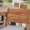 Warwick Teak with Cushions 7 Piece Dining Set + Balencia 87 x 40 in. Table